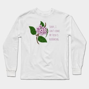 Hoya Bloom Plant Parent Design Long Sleeve T-Shirt